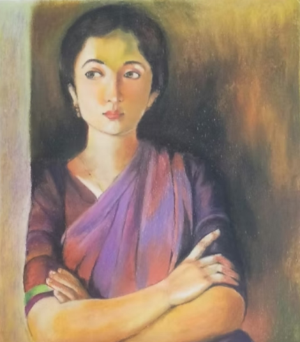 Maid in Waiting 12 × 14 inches