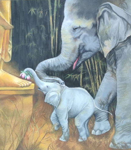 Nature’s Prayer 24 × 18 inches