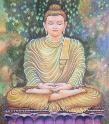 Buddha   36 × 48 inches