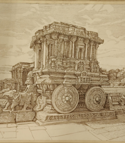 Hampi – The Chariot 22 × 28 Inches