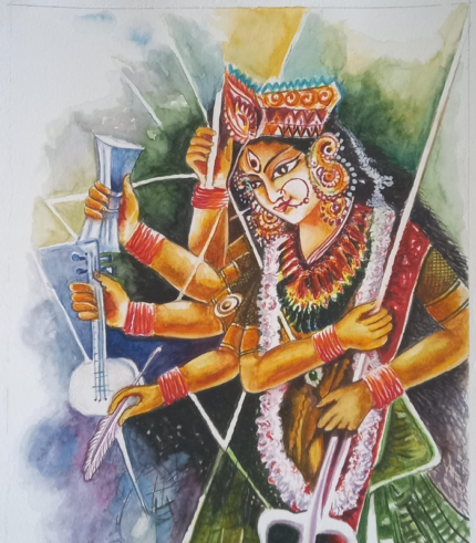 Durga 12 × 15 Inches