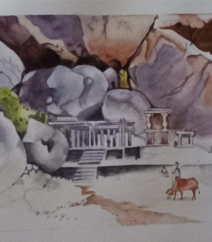 Hampi – Rocks of Hampi 8 × 10 Inches