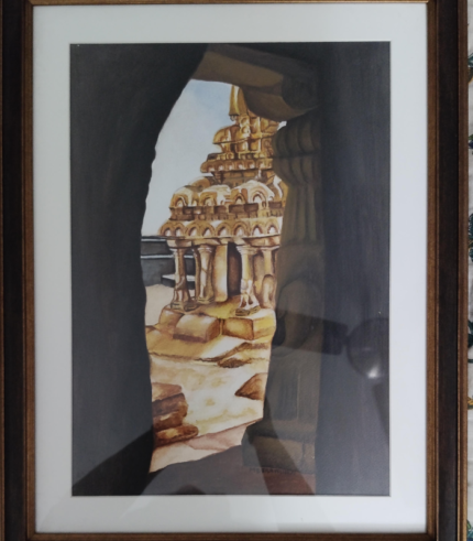 Mahabalipuram – Cave Temple 10 × 12 Inches