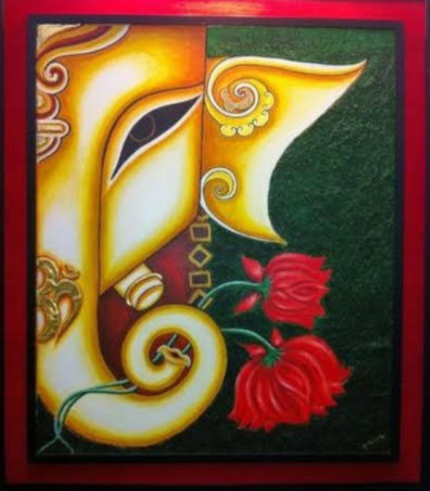 Ganesh 3 ft × 3 ft
