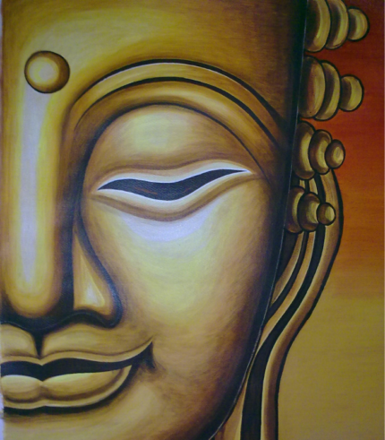 Buddha 12 × 12 Inches